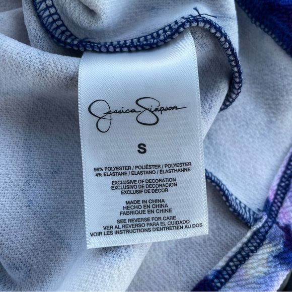 Jessica Simpson Ciara Dress in Purple Lilypad Size S (NWT) - Picture 11 of 12